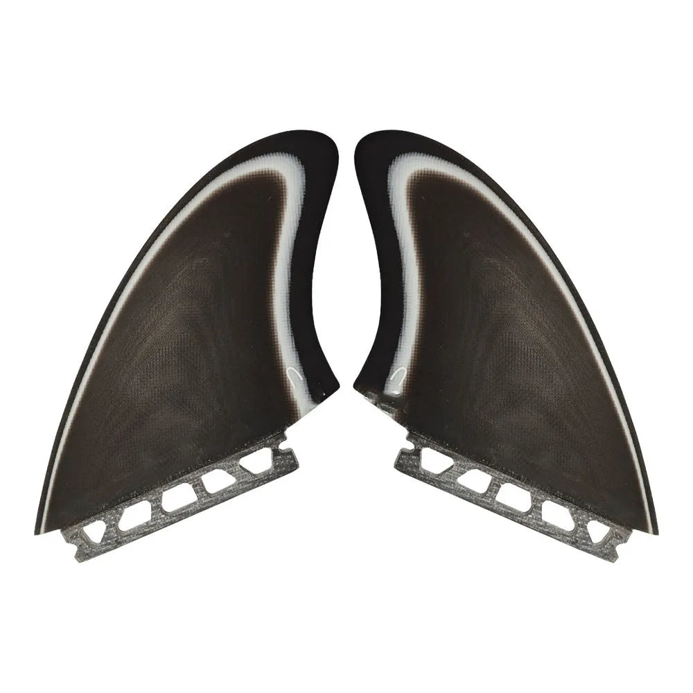 NEW Surfboard Fin Future KEEL Twin Fin Keel Fins Honeycomb Fiberglass Tri-Color for Longboard Surfboard & Top Surfing Perfor Fin