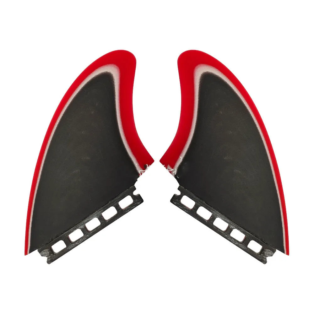 NEW Surfboard Fin Future KEEL Twin Fin Keel Fins Honeycomb Fiberglass Tri-Color for Longboard Surfboard & Top Surfing Perfor Fin
