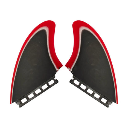 NEW Surfboard Fin Future KEEL Twin Fin Keel Fins Honeycomb Fiberglass Tri-Color for Longboard Surfboard & Top Surfing Perfor Fin