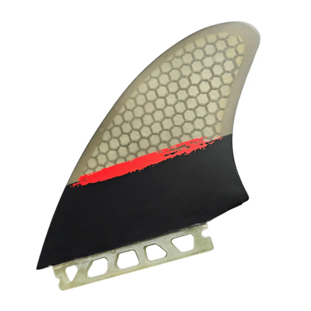 NEW Surfboard Fin Future KEEL Twin Fin Keel Fins Honeycomb Fiberglass Tri-Color for Longboard Surfboard & Top Surfing Perfor Fin
